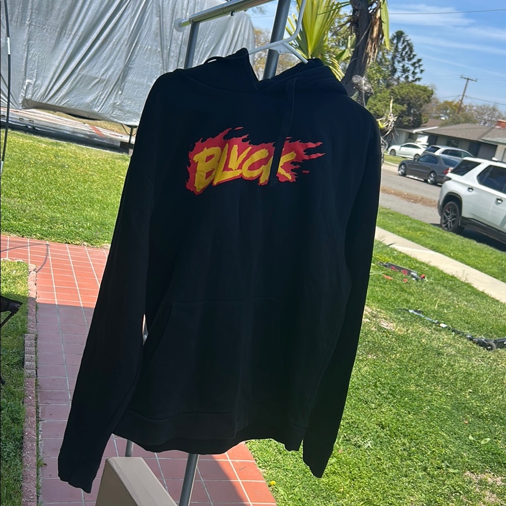Black Hoodie with Bold Graphic